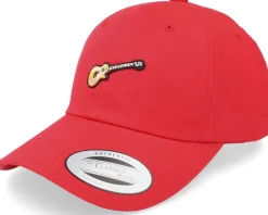 Dad Cap-Abducted Lp Guitar Patch Red Dad Cap -