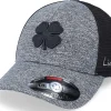 Hot Black Clover Lucky Heather Grey/black Mesh/black Trucker -