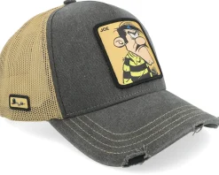 Clearance Capslab Lucky Luke Joe Brown/Grey A-Frame Trucker -