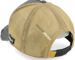 Clearance Capslab Lucky Luke Joe Brown/Grey A-Frame Trucker -