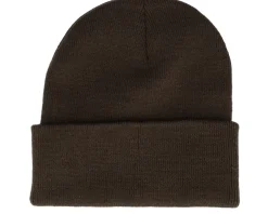 Cuff Beanies-Public Domain Lunch Atop A Skyscraper Beanie Chocolate Cuff - Brown