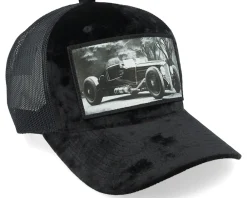 Clearance Calza Pennello Luxury Hot Rod Velvet A-frame Trucker - Black