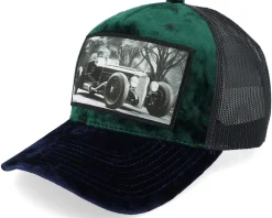 Clearance Calza Pennello Luxury Hot Rod Velvet A-frame Trucker - Black