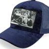 Trucker-Calza Pennello Luxury Hot Rod Velvet Navy A-frame Trucker - Blue