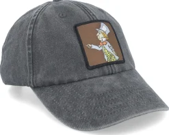 Sale Public Domain Mad Hatter Washed Black Dad Cap -