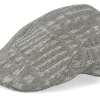 New MJM Hats Maddy 100% Cotton Olive Flat Cap - Green