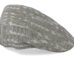 New MJM Hats Maddy 100% Cotton Olive Flat Cap - Green