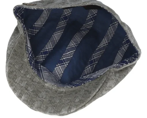 New MJM Hats Maddy 100% Cotton Olive Flat Cap - Green