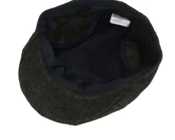 Flat Caps-MJM Hats Maddy Ear Flap 32 Virgin Wool Loden Green Flat Cap -