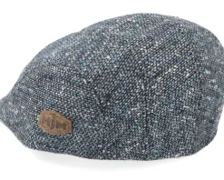 New MJM Hats Maddy Virgin Wool Blue Flat Cap -