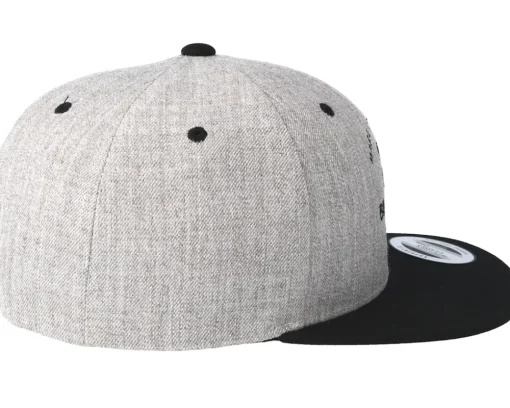 Snapback-Bike Souls Made By Cyclists Heather Grey/Black Snapback -