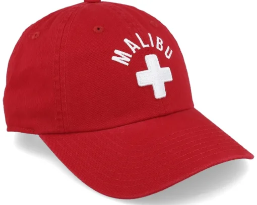 Adjustable-American Needle Malibu Ballpark Red Adjustable -