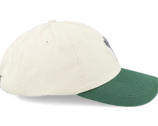 Dad Cap-Wild Spirit Mallard Duck Washed Stone/Dark Green Dad Cap -