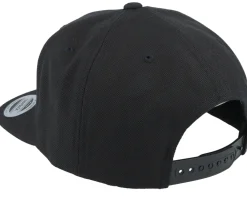 Snapback-Born To Ride Maltese Cross Skull Brown Patch Black Snapback -