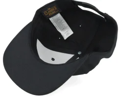 Snapback-Born To Ride Maltese Cross Skull Brown Patch Black Snapback -