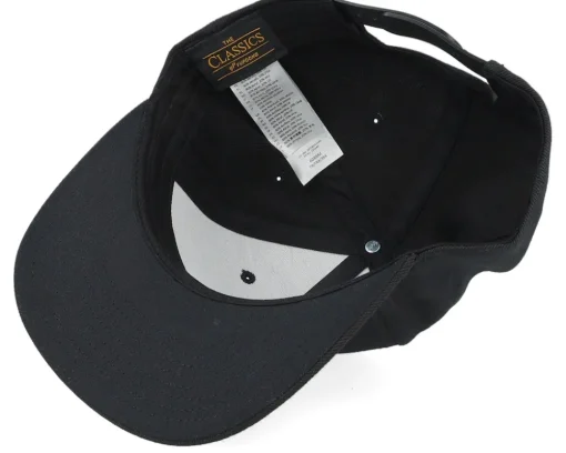 Snapback-Born To Ride Maltese Cross Skull Brown Patch Black Snapback -