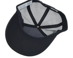 Trucker-Herschel Marina Mesh Silo Cap Black/Golden Yellow A-Frame Trucker -