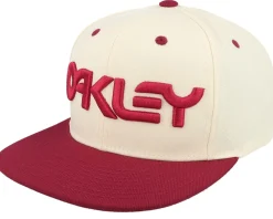 Golf-Oakley Mark Iii Arctic White/Iron Red Snapback -