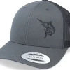 Trucker-Skillfish Marlin Fishing Grey Trucker -