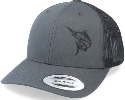 Trucker-Skillfish Marlin Fishing Grey Trucker -