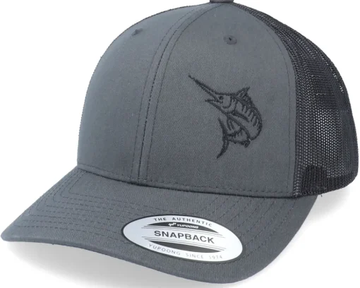 Trucker-Skillfish Marlin Fishing Grey Trucker -