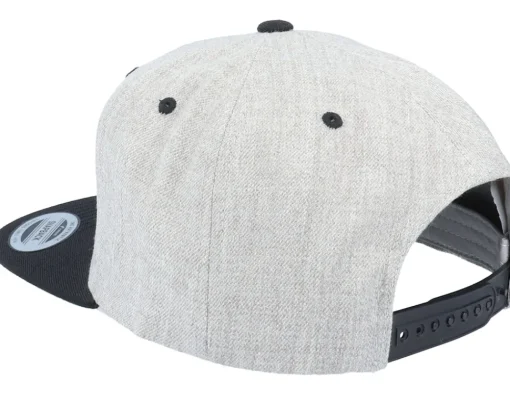 Snapback-Skillfish Marlin Fishing Heather Grey/Black Snapback -