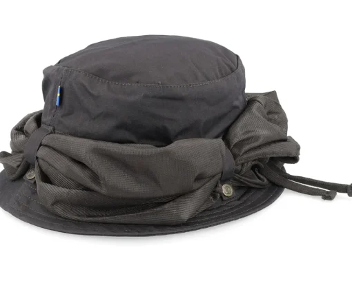 Buckets-Fjällräven Marlin Mosquito Hat Dark Grey Bucket -