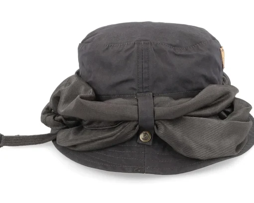 Buckets-Fjällräven Marlin Mosquito Hat Dark Grey Bucket -