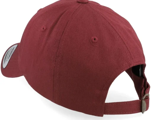 Dad Cap-Yupoong Maroon Dad Cap -