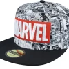 Snapback-Difuzed Marvel Classic Logo Grey Snapback -