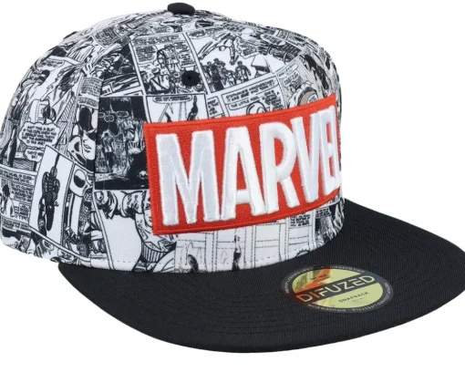 Snapback-Difuzed Marvel Classic Logo Grey Snapback -