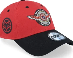 Best Difuzed Marvel Winter Soldier Badge Baseball Red/Black Adjustable -