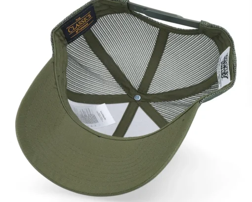 Trucker-Looney Tunes Marvin The Martian Olive Green Trucker -