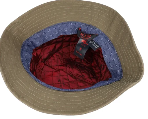 Fashion MJM Hats Max Was Cotton W.p Green Bucket -