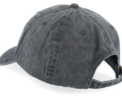 Fashion Iconic Medieval Painting Patch Washed Black Dad Cap -