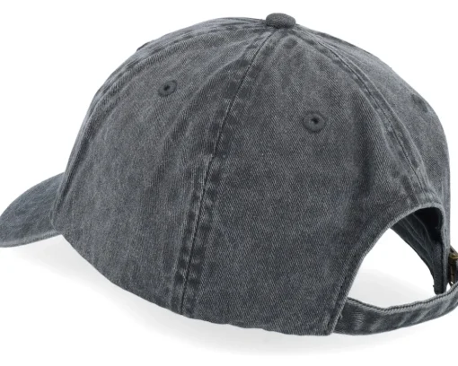 Fashion Iconic Medieval Painting Patch Washed Black Dad Cap -