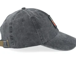Fashion Iconic Medieval Painting Patch Washed Black Dad Cap -