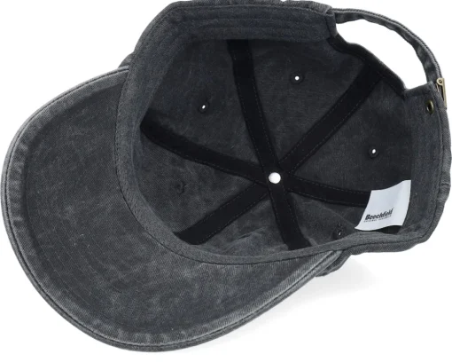 Fashion Iconic Medieval Painting Patch Washed Black Dad Cap -