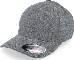 Blanks-Flexfit Melange Cap Dark Heather Grey -