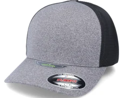 Online Flexfit Melange Unipanel Heather Grey/Black Trucker -