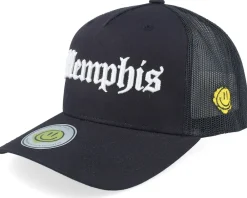 Clearance Lucid Smile Memphis 3d Script Black A-frame Trucker -