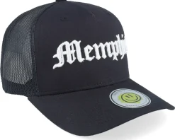 Clearance Lucid Smile Memphis 3d Script Black A-frame Trucker -