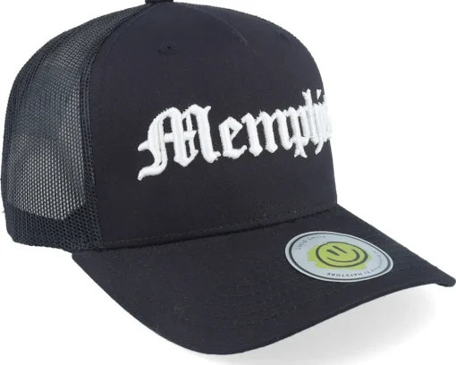Clearance Lucid Smile Memphis 3d Script Black A-frame Trucker -