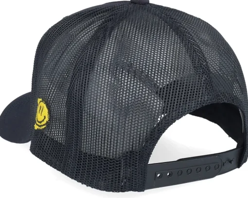 Clearance Lucid Smile Memphis 3d Script Black A-frame Trucker -
