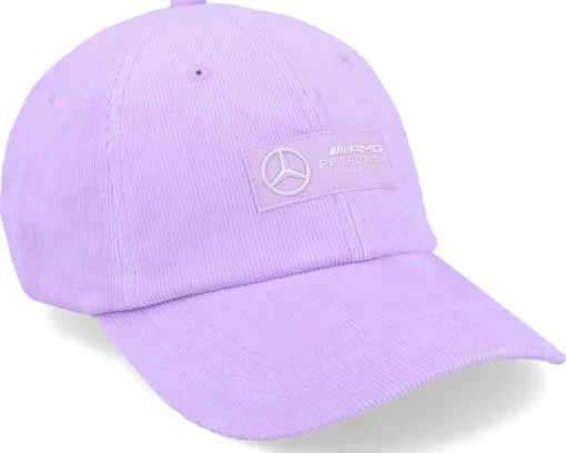 Dad Cap | Motor-Formula One Mercedes AMG F1 23 Retro Cord Lilac Dad Cap - Pink