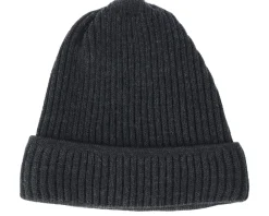 Cuff Beanies-Stetson Merino Wool Black Beanie -