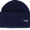 Cuff Beanies-Stetson Merino Wool Dark Blue Cuff -