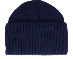 Cuff Beanies-Stetson Merino Wool Dark Blue Cuff -