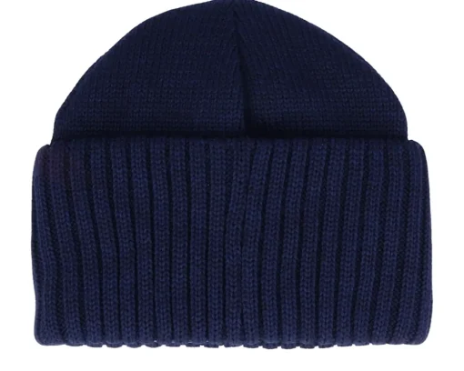 Cuff Beanies-Stetson Merino Wool Dark Blue Cuff -