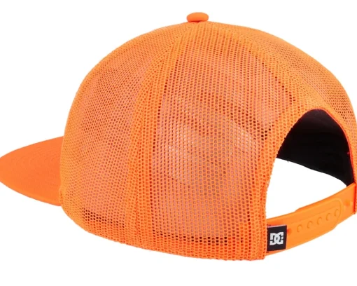 Skate-DC Meshed Up Neon Orange Snapback -